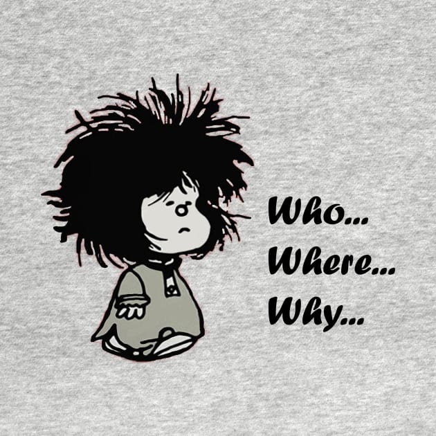 Mafalda Sleeping - Who Where Why -  Comic by JMPrint
